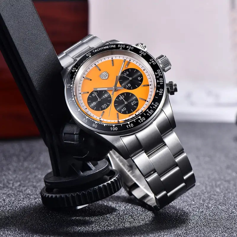Relógio RollsTimi Atlas Chrono Yellow | Cronógrafo Premium